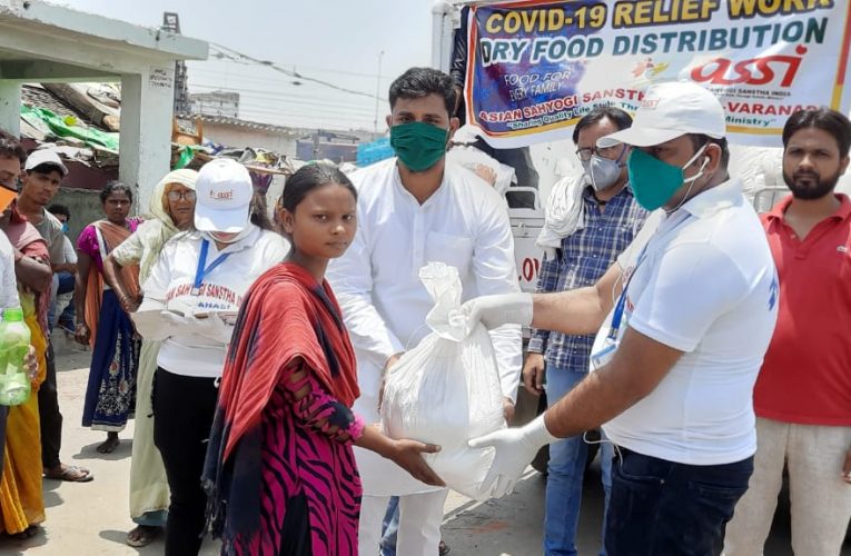 एशियन सहयोगी संस्था इण्डिया ने बांटा गरीबों में राहत सामग्री