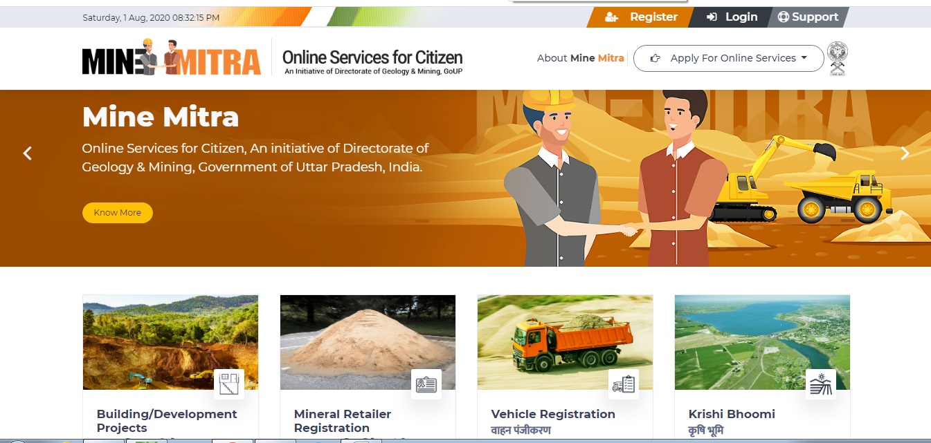 Various services related to minerals are now online