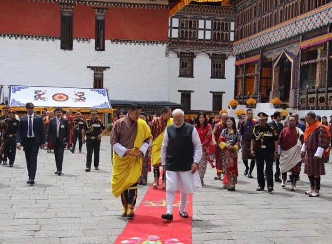 प्रधानमंत्री मोदी को भूटान के सर्वोच्च नागरिक पुरस्कार से किया गया सम्मानित