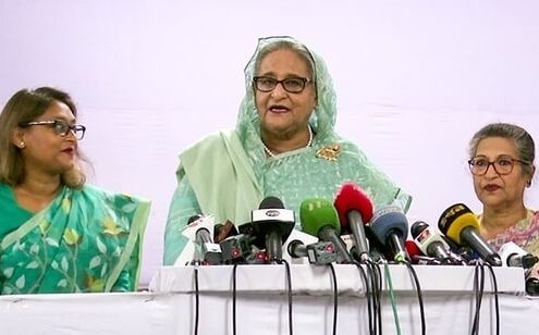 Sheikh Hasina became the Prime Minister of Bangladesh for the fourth consecutive time