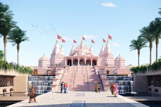 Hindu temple built on 5.4 hectares of land
