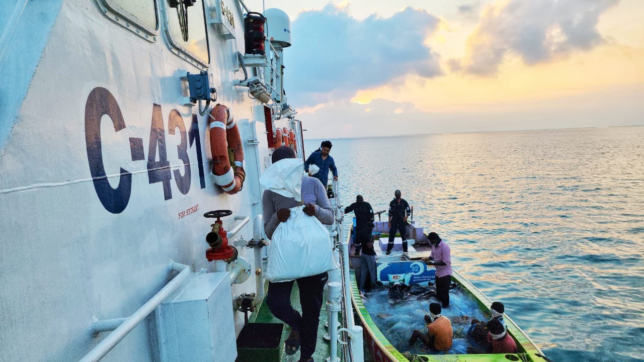 Indian Coast Guard seizes 99 kg hashish worth Rs 108 crore
