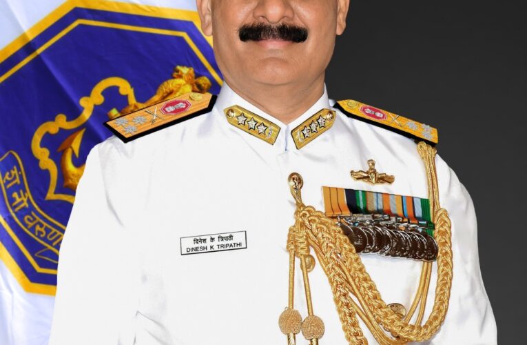 Vice Admiral Dinesh Kumar Tripathi appointed as Chief of Naval Staff