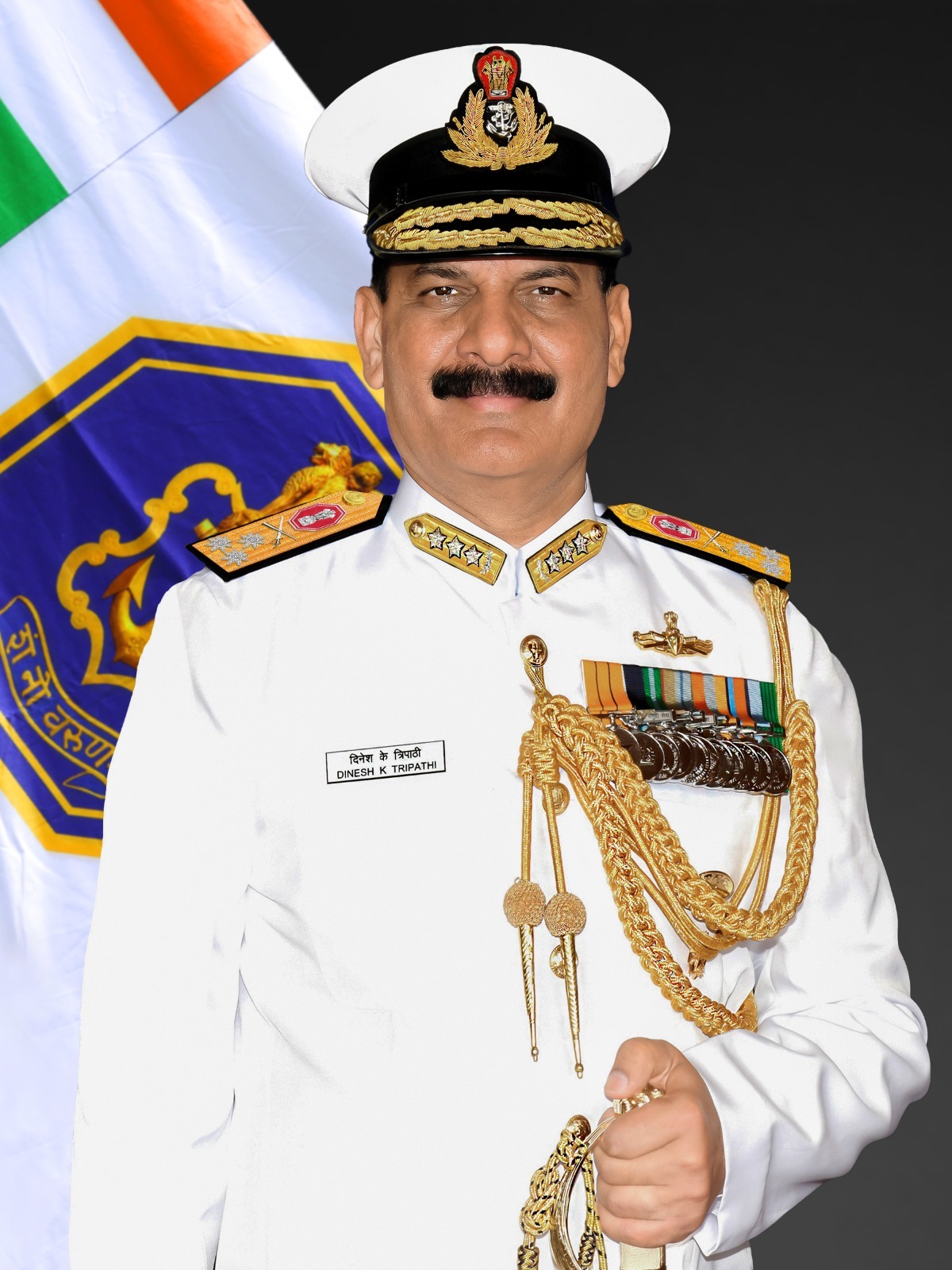 Vice Admiral Dinesh Kumar Tripathi appointed as Chief of Naval Staff