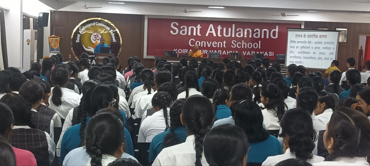 ‘Stress Control Management’ lecture concluded by Sanatan Sanstha in Sant Atulanand Vidyalaya!