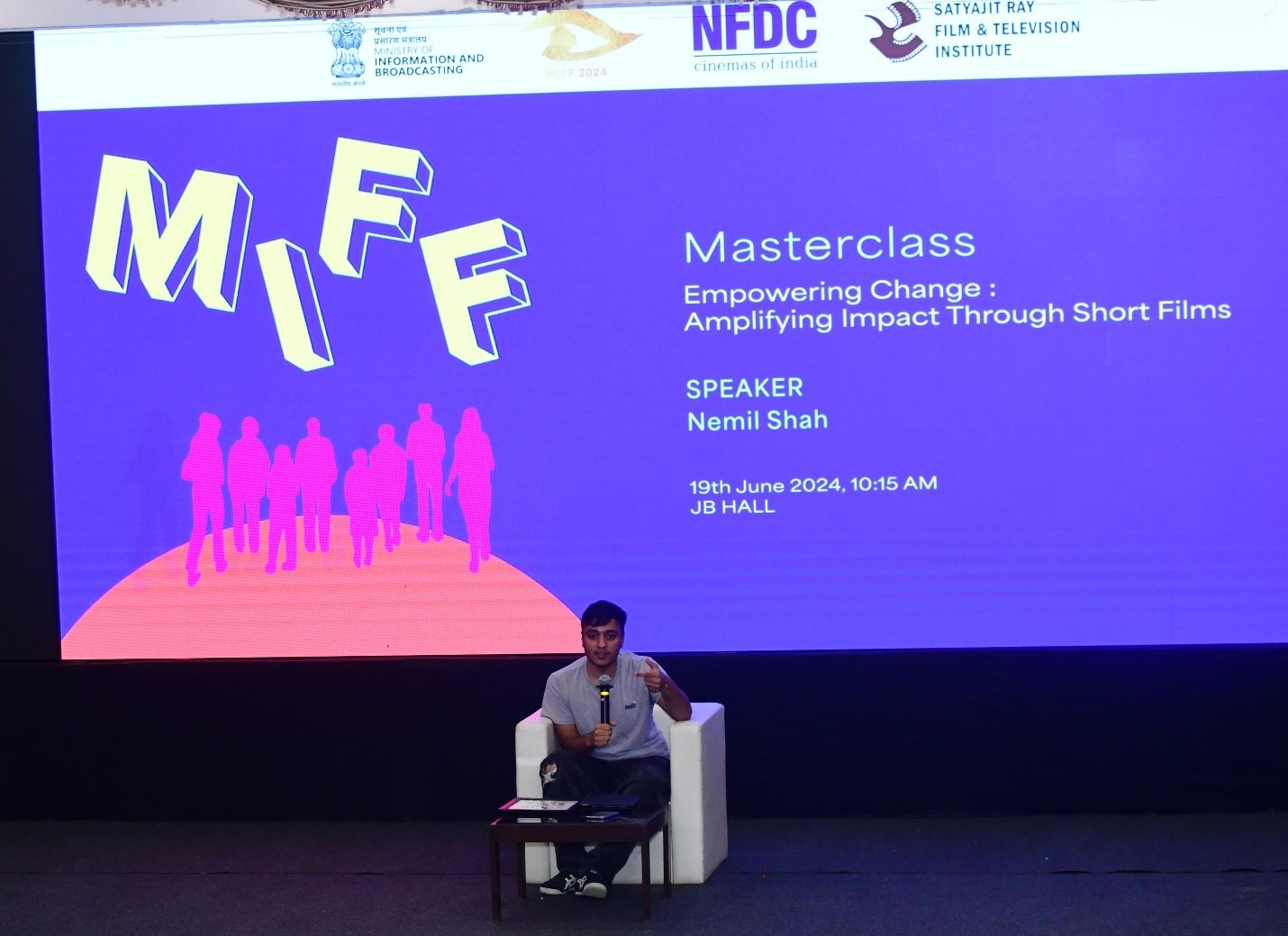 Nemil Shah shares secrets of filmmaking at 18th Mumbai International Film Festival