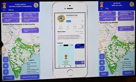 C.R. Patil launches version 2.0 of 'Floodwatch India Mobile App'