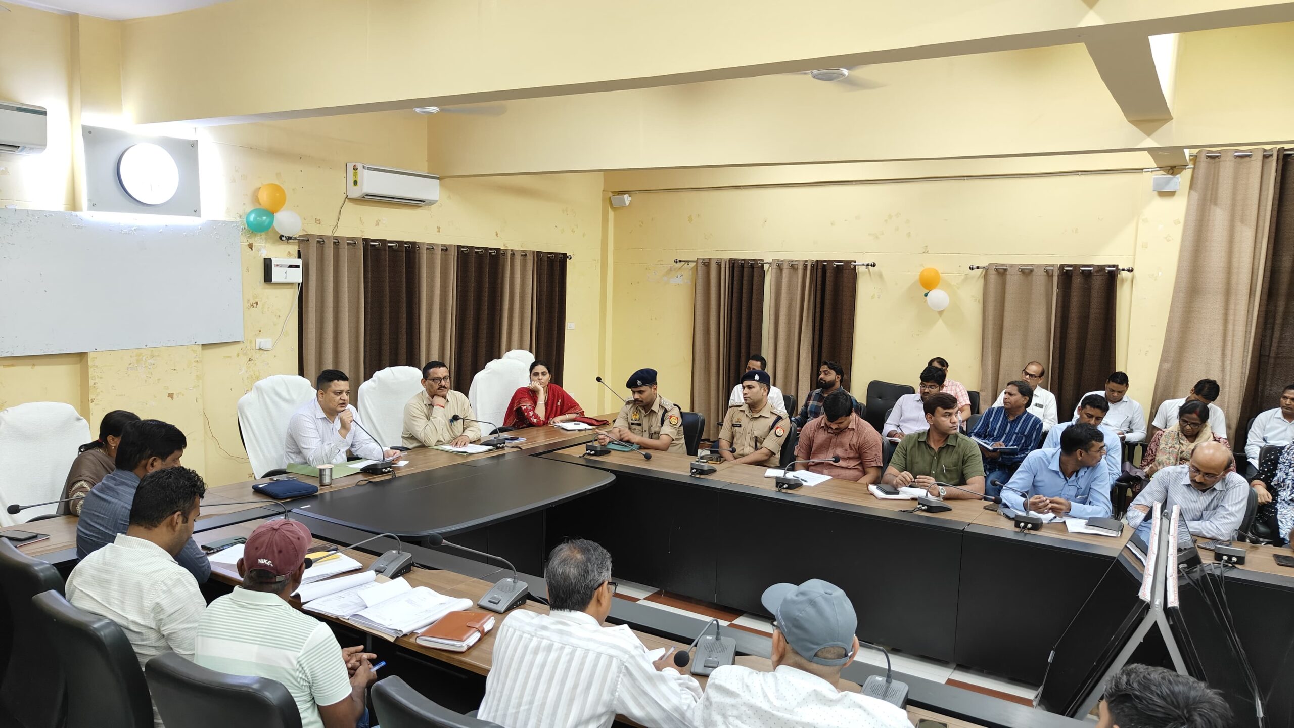 A review meeting of disposal of IGRS cases was held under the chairmanship of District Magistrate Nikhil T. Funde.