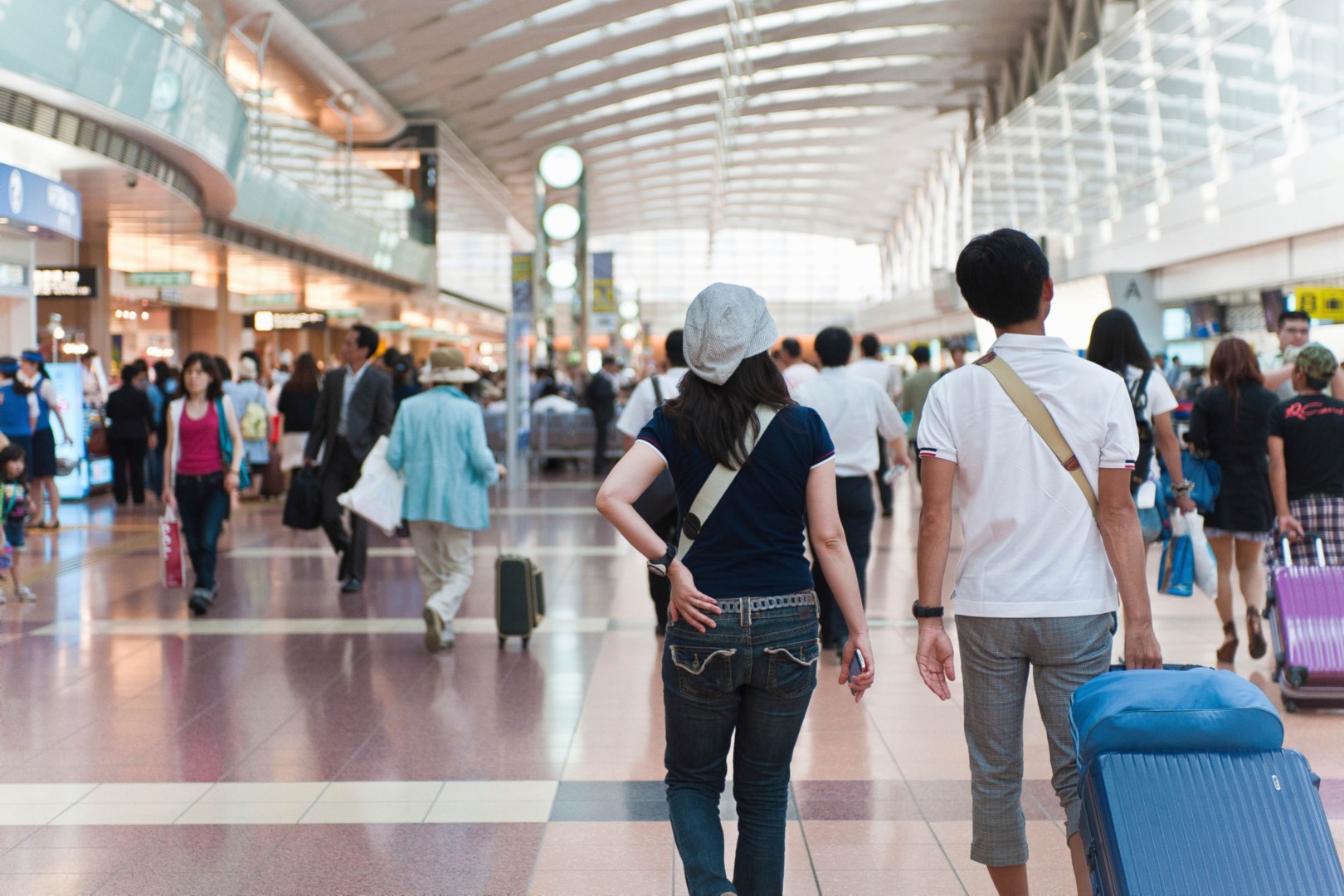 The growing number of international tourists