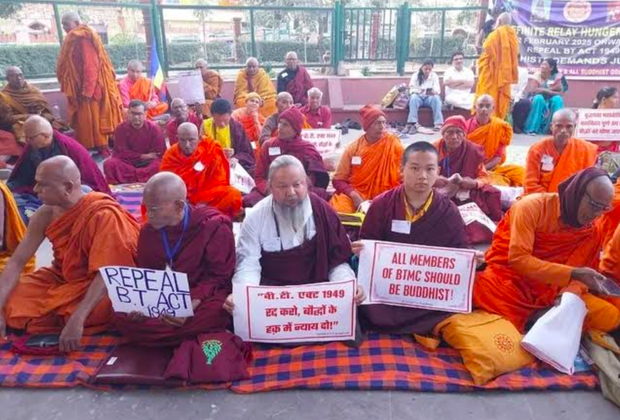 Buddhists' sit-in in Bihar: Analysis of the effects of the movement