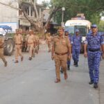 मोहर्रम के मद्देनजर फ्लैग मार्च