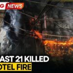 Several people killed in Delhi's Malviya Nagar fire incident.