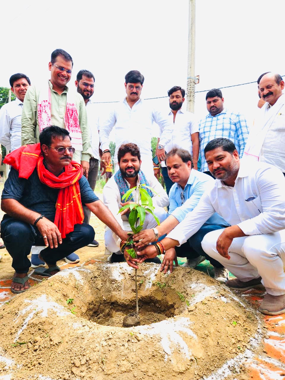 एक पेड़ मां के नाम- वृक्षों की रक्षा अपनी संतान की तरह करना चाहिये- भाजपा नेता रवि शंकर सिंह