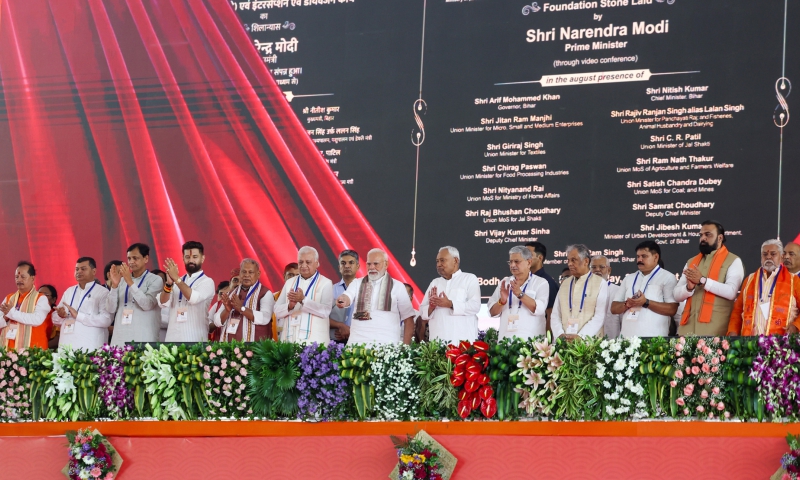 The Prime Minister virtually inaugurated six projects worth ₹14,422 crore and laid the foundation stone for projects worth ₹299 crore.