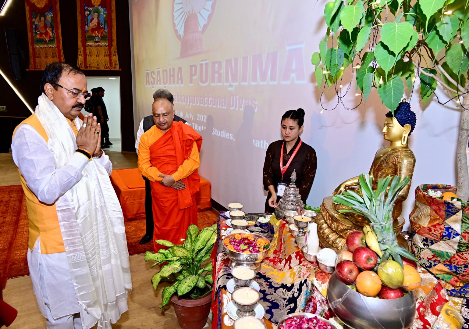 On Ashadh Purnima, taking Lord Buddha's message of peace, compassion, and non-violence to the masses is the need of the hour... Keshav Prasad Maurya.