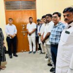 The District Magistrate inspected the EVM-VVPAT warehouse.