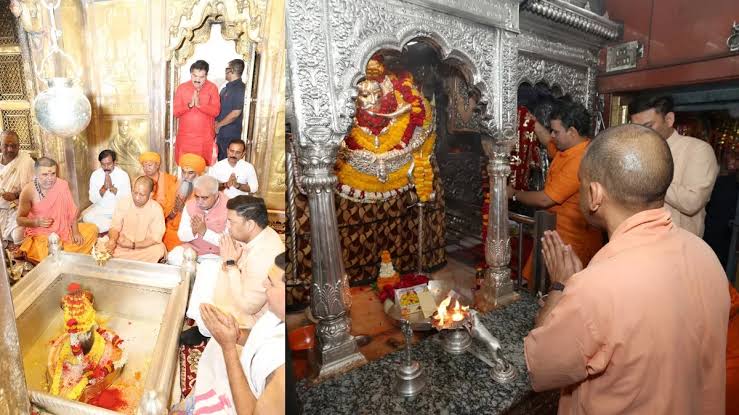 On the occasion of Guru Purnima, the Chief Minister offered prayers to Baba Vishwanath and worshipped at the feet of Kaal Bhairav, the guardian deity of Kashi.