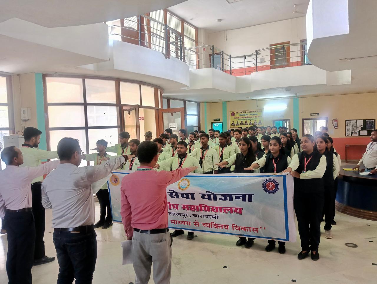 जीवनदीप में नशा मुक्त भारत अभियान के तहत दिलाई गई शपथ