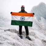 Varanasi's Pradeep Nathani successfully scaled the 16,500-foot-high Mount Renok; he completed his mountaineering training at HMI.