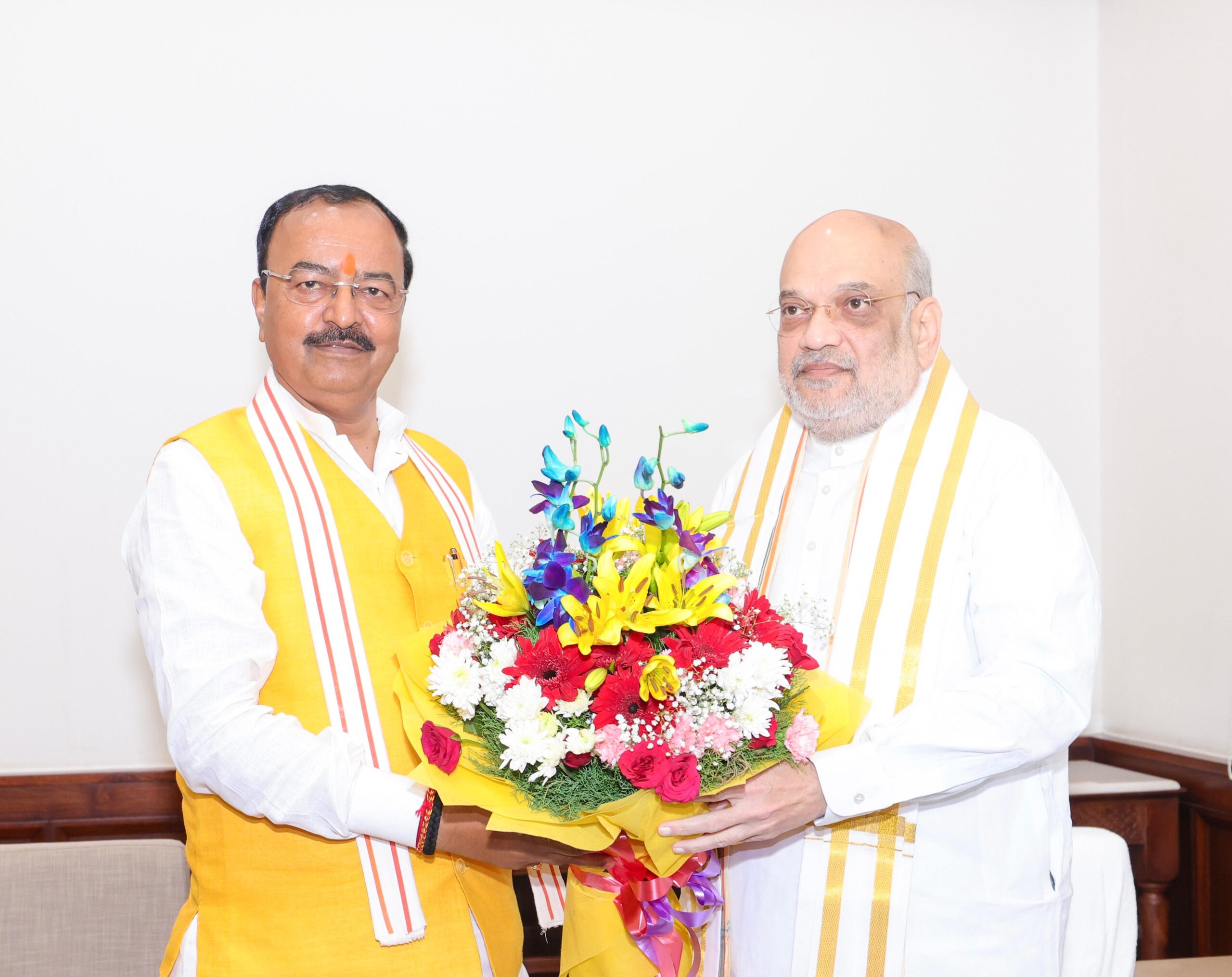 उप मुख्यमंत्री केशव प्रसाद मौर्य जी ने केंद्रीय गृह एवं सहकारिता मंत्री अमित शाह से की शिष्टाचार भेंट