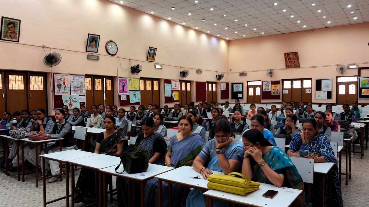 Orientation session on employment-oriented skill enhancement organized at Shri Agrasen Kanya PG College.