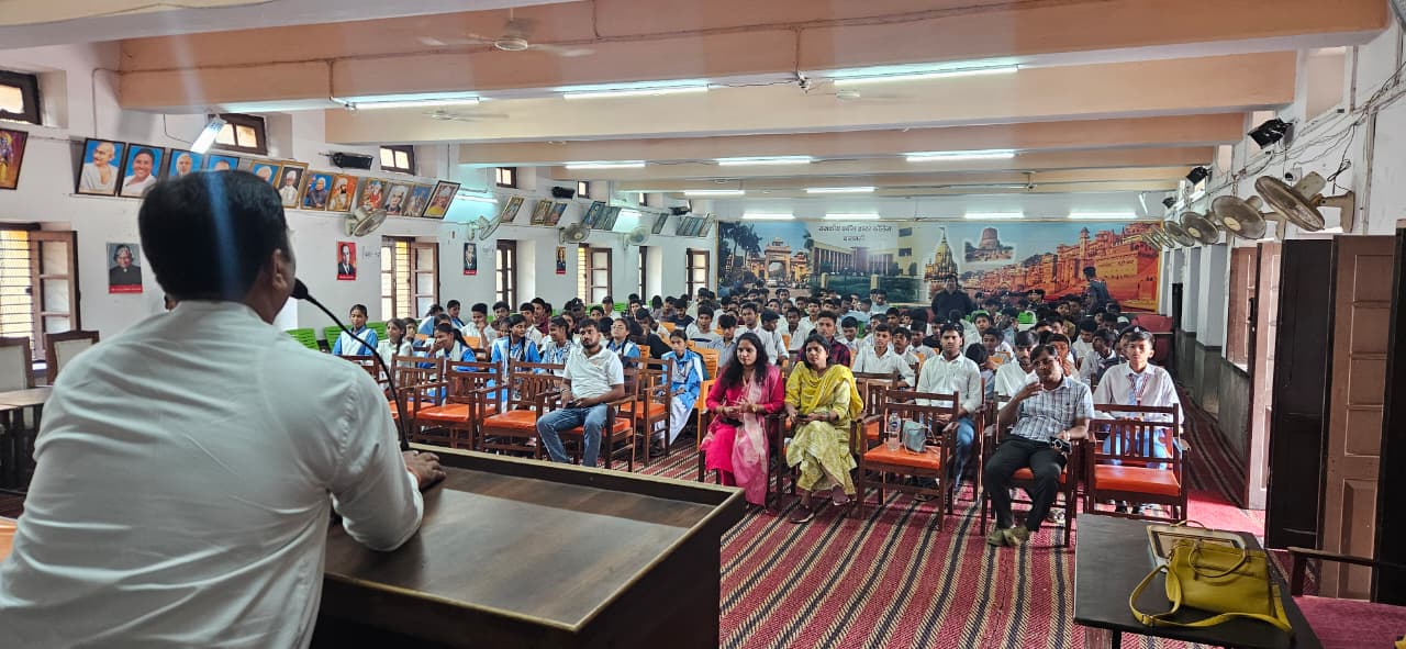 Youths at PM SHRI Government Queen's Inter College pledged to stay away from drugs.