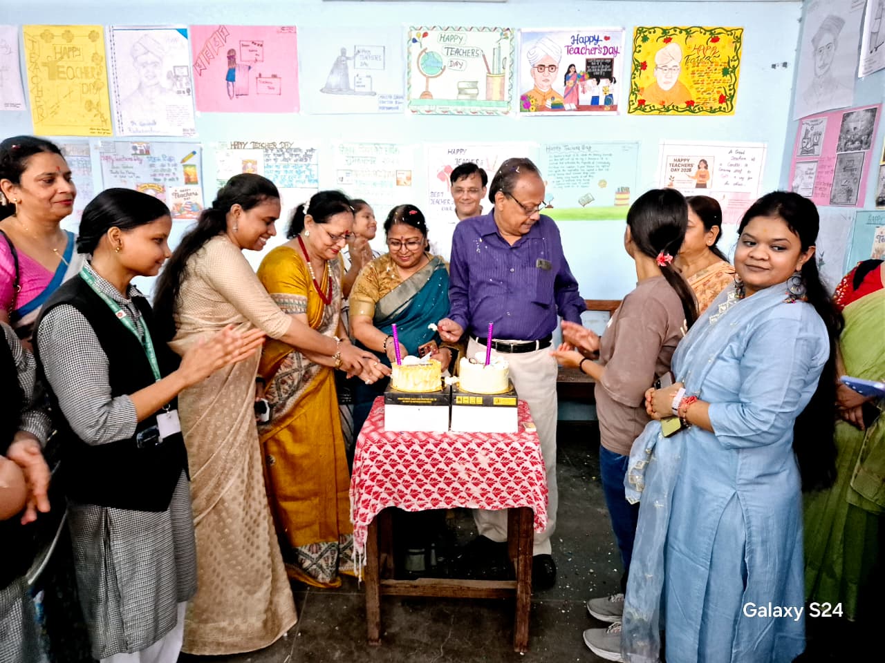 Teachers' Day was celebrated with great enthusiasm at Shri Agrasen Kanya PG College.