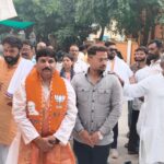 Foundation stone laid for a road worth ₹15.66 lakh in Gulab Bagh.