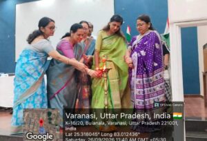 श्री अग्रसेन कन्या पी.जी. कॉलेज में सेवा संकल्प अभियान के अंतर्गत भाषण एवं पोस्टर प्रतियोगिता का आया