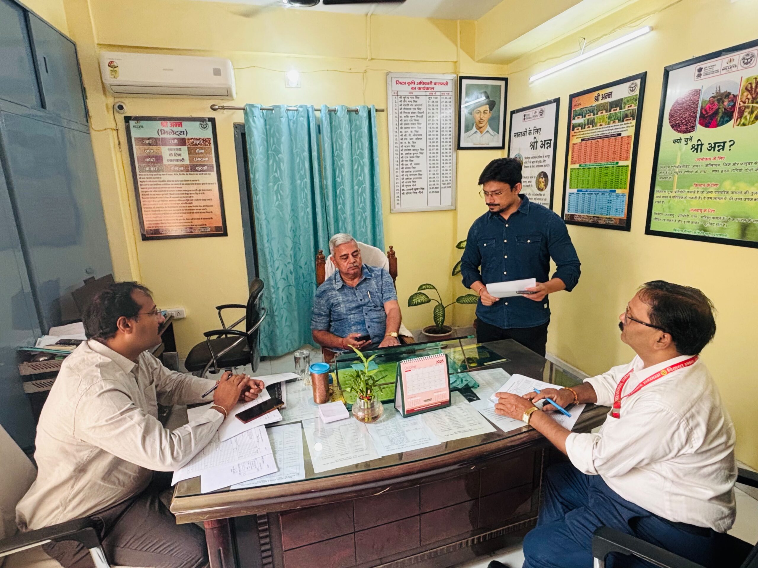 बीज, खाद की संदिग्ध स्टाक की सूचना पर शीघ्र मौके का निरीक्षण कर नमूना ग्रहण करे और दोषियों के विरूद्ध विधिक कार्यवाही सुनिश्चित हो-संयुक्त कृषि निदेशक
