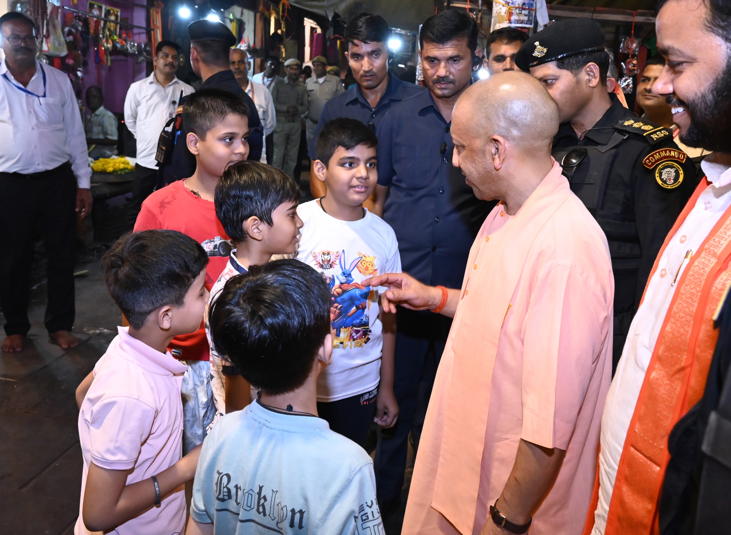 Chief Minister Yogi Adityanath offered prayers to Kashi Kotwal and Baba Vishwanath.